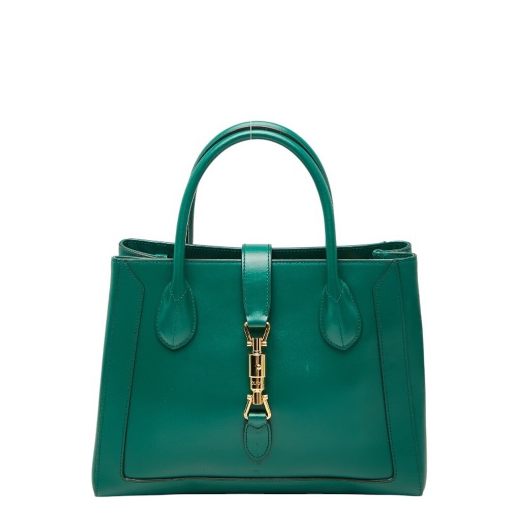 GUCCI Green Leather Jackie Bag